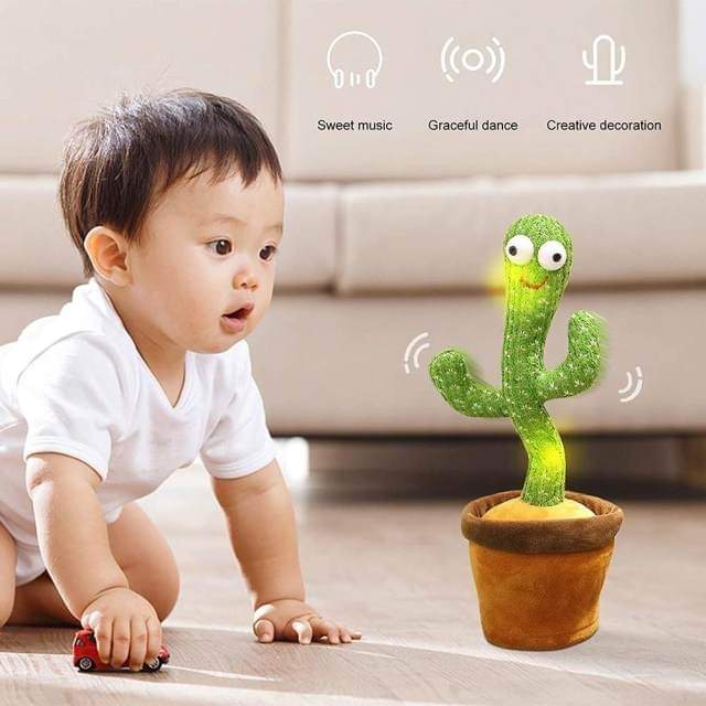 Lovely Dancing Talking Cactus Toy
