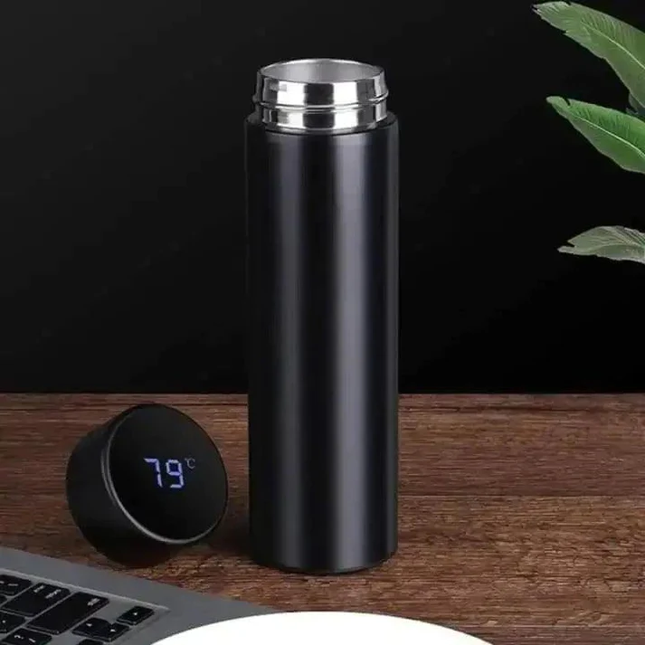 Smart Portable Vacuum Temperature LED Flask